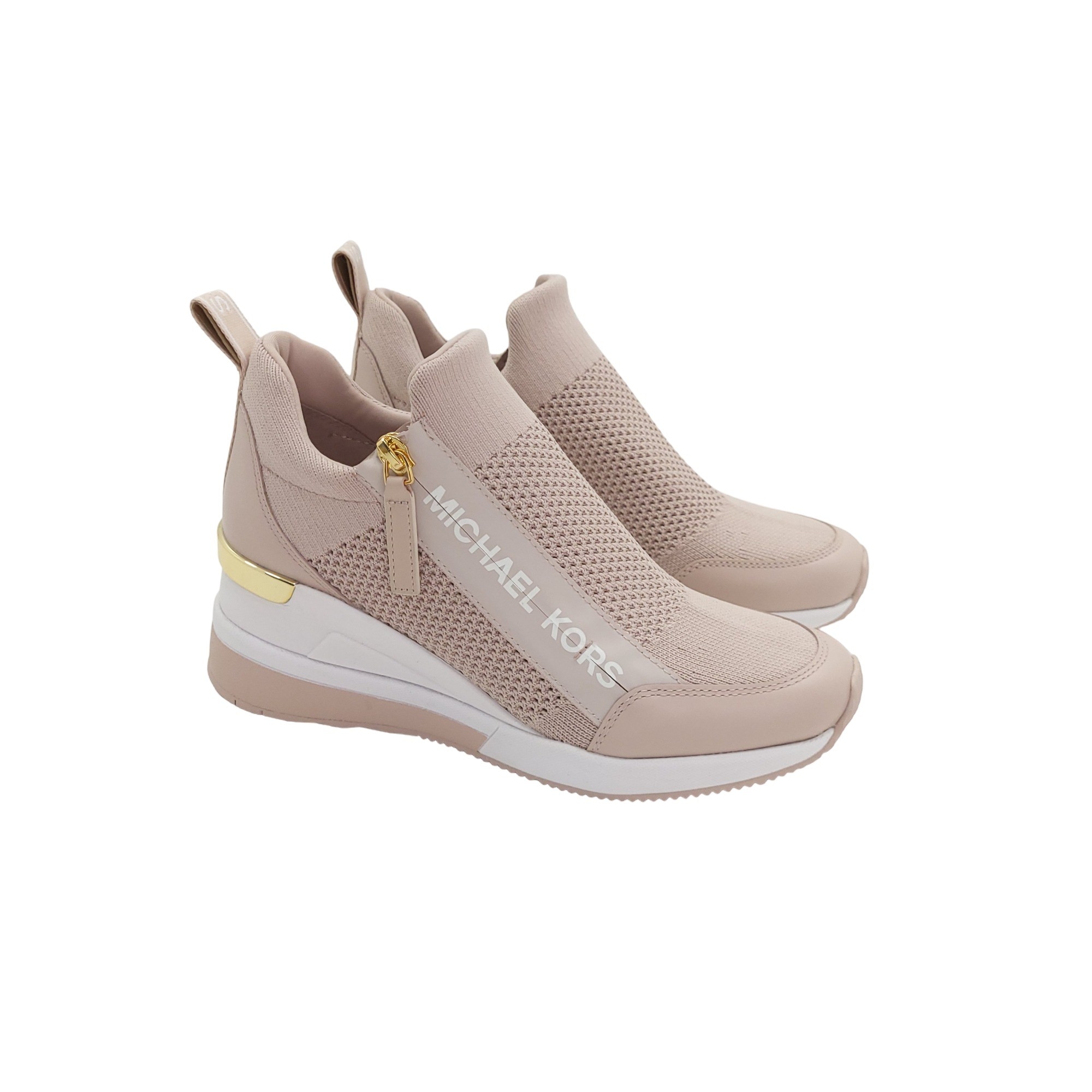 Michael Kors Willis Wedge Trainer Rose[5.5]