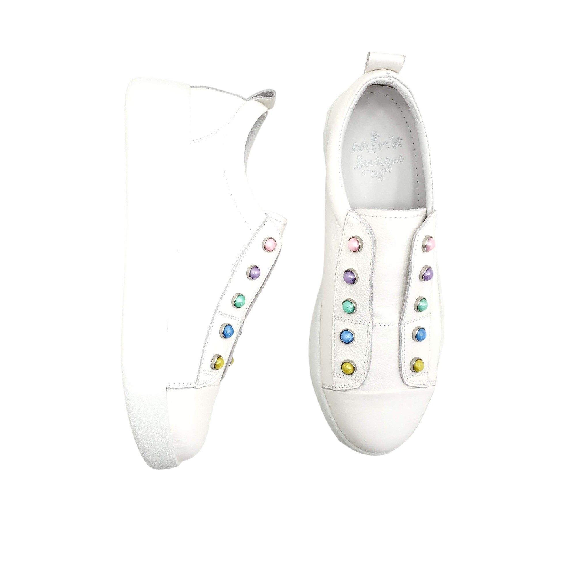 Minx 529-258 Bay Pearl Stud Blanc[37]