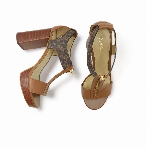 Michael Kors Berkley Mid Sandal Luggage[8]