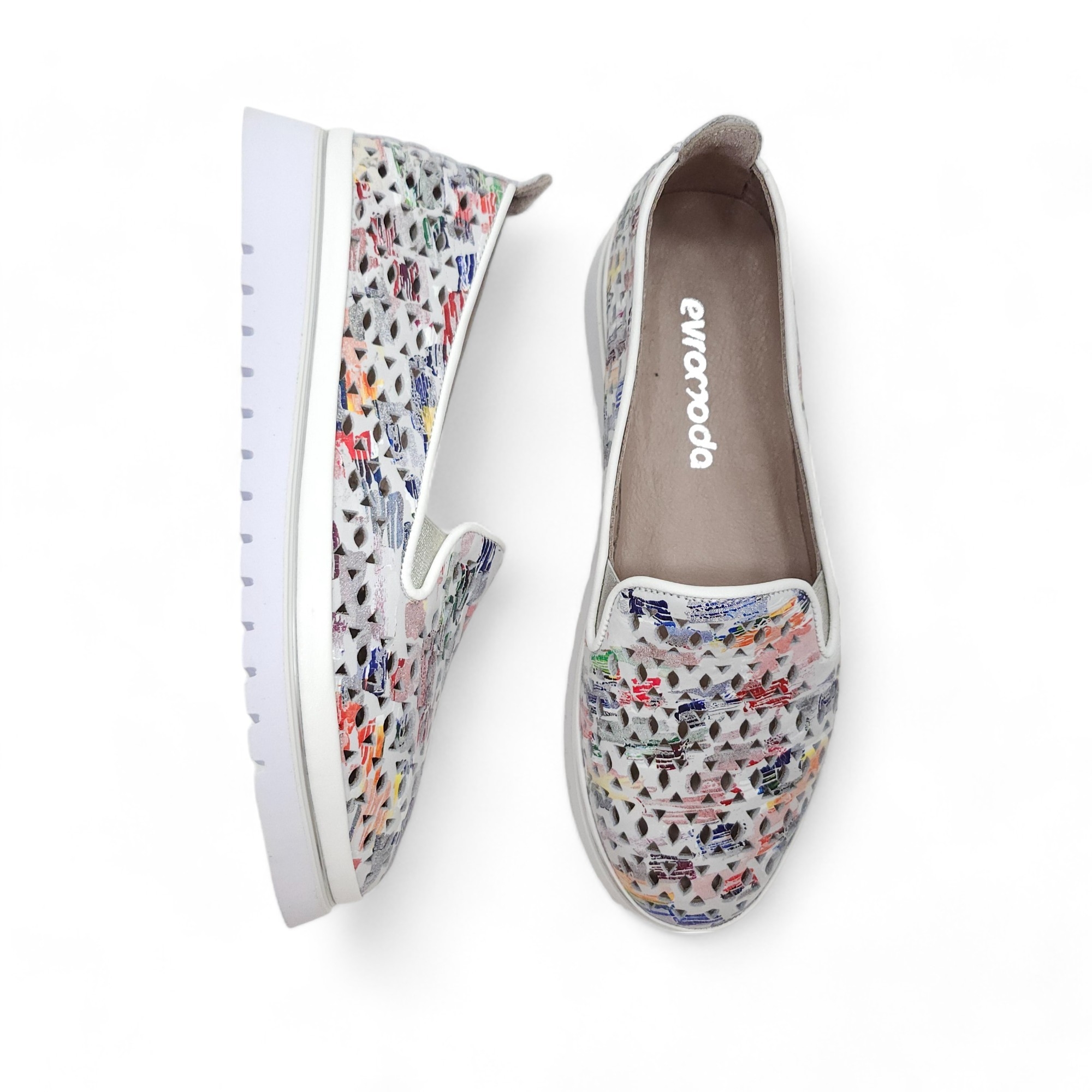 Evromoda 086-0134 Blanc Multi[42]