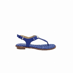 Michael Kors MK Plate Thong Cobalt[10.5]