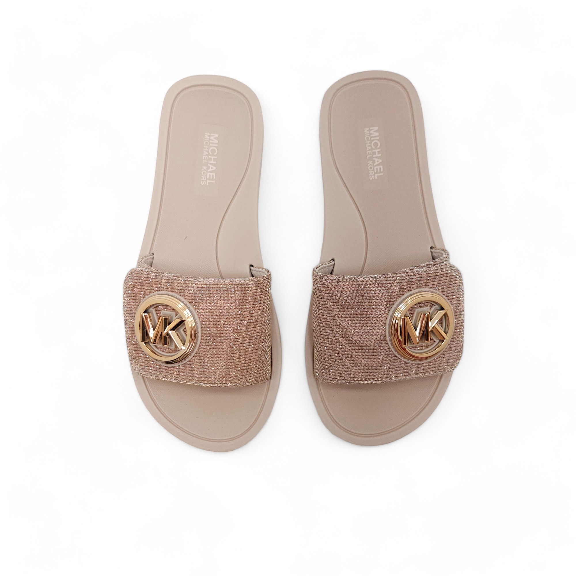 Michael Kors Charm Slide Sandal Or Rose[6]