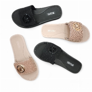 Michael Kors Charm Slide Sandal Or Rose[6]